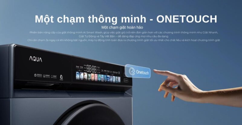 MÁY GIẶT SẤY AQUA 12/7 KG AWD12-BD4377U1L(GN)