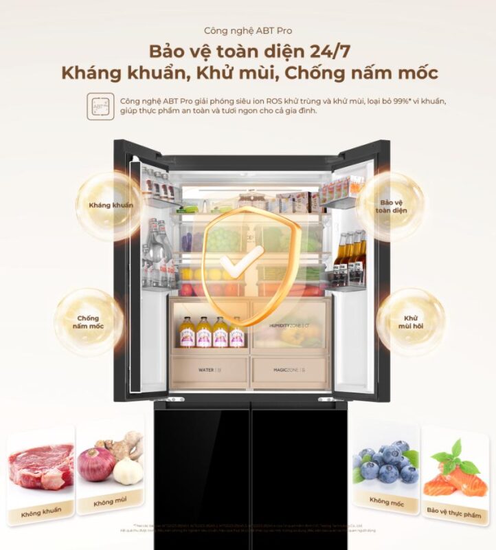 TỦ LẠNH AQUA INVERTER 508 LÍT AQR-MA580XA(GB)U1 - 100 TỦ LẠNH AQUA INVERTER 508 LÍT AQR-MA580XA(GB)U1