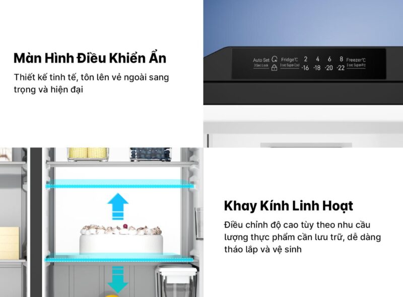 TỦ LẠNH AQUA INVERTER 646 LÍT AQR-S682XA(GB) - 76 TỦ LẠNH AQUA INVERTER 646 LÍT AQR-S682XA(GB)