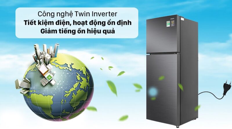 TỦ LẠNH AQUA INVERTER 212 LÍT AQR-T239FA(HB) - 18 TỦ LẠNH AQUA INVERTER 212 LÍT AQR-T239FA(HB) - 17