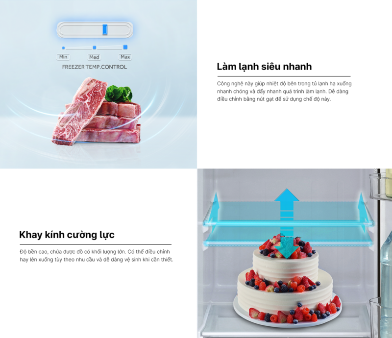 TỦ LẠNH AQUA INVERTER 298 LÍT AQR-T380FA(SL)