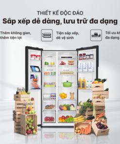 TỦ LẠNH AQUA INVERTER 550 LÍT AQR-S612XA(CBC) - 58 TỦ LẠNH AQUA INVERTER 550 LÍT AQR-S612XA(CBC) - 57