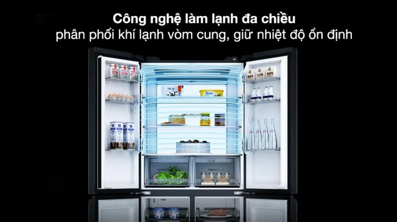 TỦ LẠNH AQUA INVERTER 660 LÍT AQR-M727XA(GS)U1 - 75 TỦ LẠNH AQUA INVERTER 660 LÍT AQR-M727XA(GS)U1