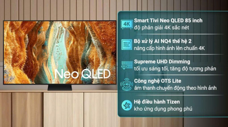 Smart Tivi Samsung Neo QLED 4K 85 Inch QA85QN70F - 6 Smart Tivi Samsung Neo QLED 4K 85 Inch QA85QN70F