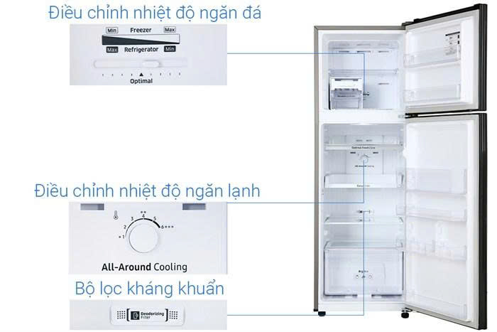 Tủ lạnh Samsung Inverter 256 lít RT25M4032BU/SV - 9 Tủ lạnh Samsung Inverter 256 lít RT25M4032BU/SV