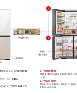 Tủ lạnh Samsung Inverter 648 lít RF59CB66F8S/SV - 14 Tủ lạnh Samsung Inverter 648 lít RF59CB66F8S/SV