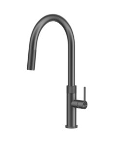 VÒI RỬA BÁT DÂY RÚT KONOX LASI GUN METAL