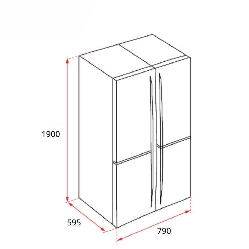 TỦ LẠNH MALLOCA KITCHEN-FIT MF428SBI