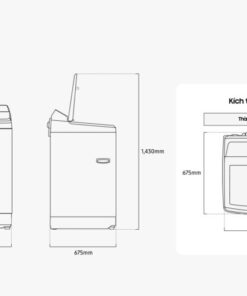 Máy giặt Samsung Inverter AI 15 kg WA80F15S5CSV