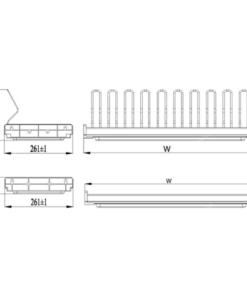 GIÁ BÁT CỐ ĐỊNH NAN OVAL EUROGOLD EPO8380VX - 9