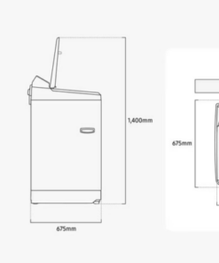 Máy giặt Samsung Inverter AI 13 kg WA80F13S5BSV
