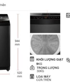 MÁY GIẶT AQUA 9 KG AWM9-316K(B) - 28 MÁY GIẶT AQUA 9 KG AWM9-316K(B) - 27