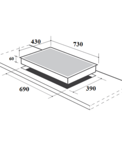 Bếp Điện Từ Đôi Canzy CZ SG001H