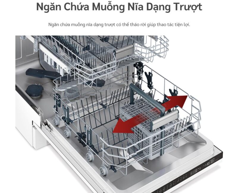 MÁY RỬA CHÉN ĐỘC LẬP HITACHI HDF-F158CVGB