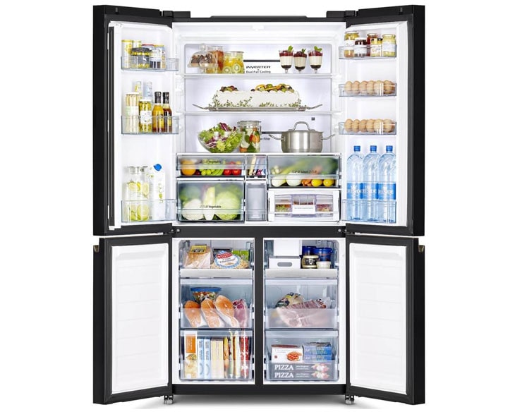 TỦ LẠNH HITACHI INVERTER 645 LÍT R-WB700VGV4(GBK) - 75 TỦ LẠNH HITACHI INVERTER 645 LÍT R-WB700VGV4(GBK)