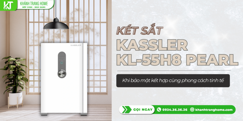 Két sắt Kassler KL-55H8 Pearl – Khi bảo mật kết hợp cùng phong cách tinh tế