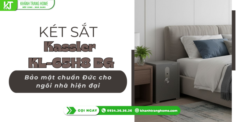 Két sắt Kassler KL-65H8 BG – Bảo mật chuẩn Đức cho ngôi nhà hiện đại