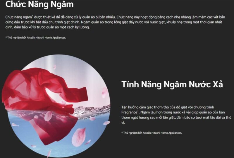 MÁY GIẶT HITACHI INVERTER 13.5 KG LTL H3MVJWT(GG)
