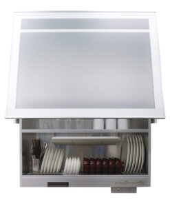 Giá bát đĩa nâng hạ điện Nhật Bản có sấy khô GARIS ML06.75HC