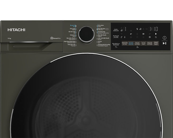 MÁY SẤY BƠM NHIỆT HITACHI INVERTER 10 KG TD-100XFVEM