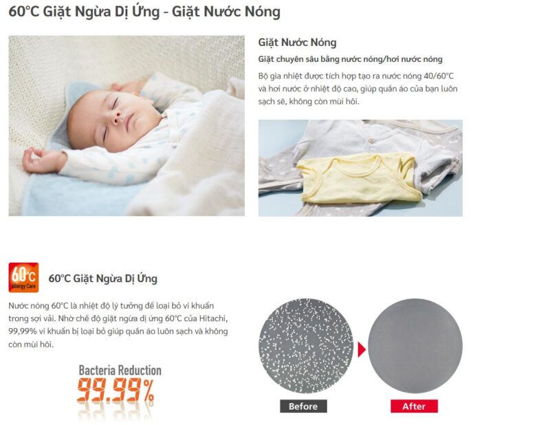 MÁY GIẶT HITACHI 20 KG SF-200ZHV(GG)