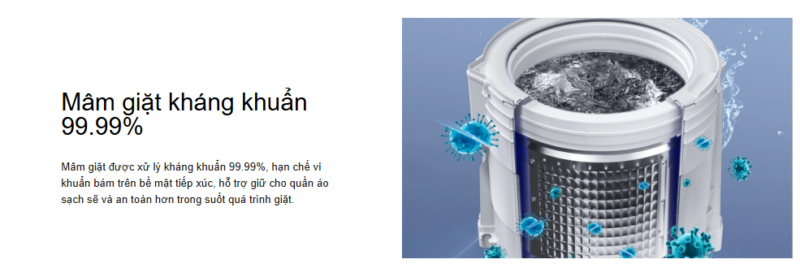 MÁY GIẶT AQUA INVERTER 10 KG AWM10-B316L(B) - 42 MÁY GIẶT AQUA INVERTER 10 KG AWM10-B316L(B)