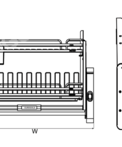 GIÁ BÁT DI ĐỘNG NAN OVAL EUROGOLD EPO9370LX - 23