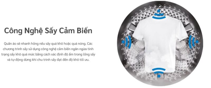 MÁY SẤY BƠM NHIỆT HITACHI INVERTER 10 KG TD-100XFVEM