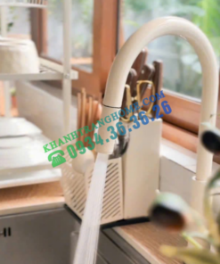 Vòi rửa bát dây rút Lasi Nude - 14 Vòi rửa bát dây rút KONOX Lasi Nude