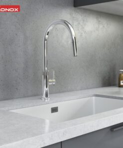 VÒI RỬA BÁT DÂY RÚT KONOX LASI CHROME - 25