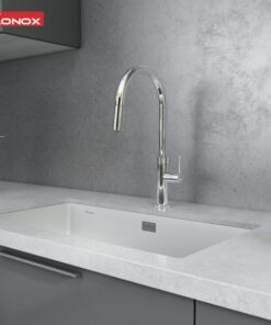 VÒI RỬA BÁT DÂY RÚT KONOX LASI CHROME - 23