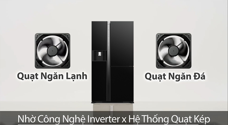 TỦ LẠNH HITACHI INVERTER 569 LÍT R-MX800GVGV0(GBK) - 6 TỦ LẠNH HITACHI INVERTER 569 LÍT R-MX800GVGV0(GBK)