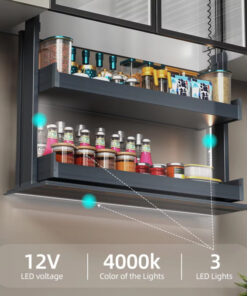 KỆ GIA VỊ NÂNG HẠ ĐIỆN EUROGOLD ESV8980PRO - 61