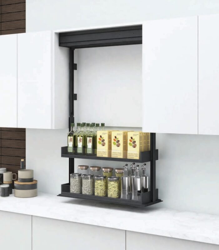 KỆ GIA VỊ NÂNG HẠ ĐIỆN EUROGOLD ESL8860