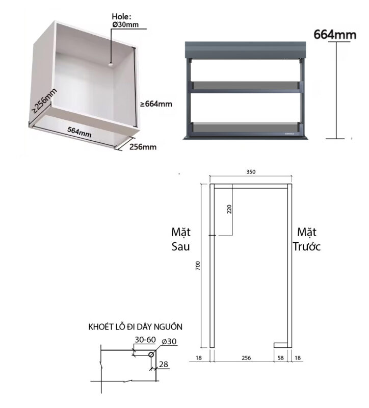 KỆ GIA VỊ NÂNG HẠ ĐIỆN EUROGOLD ESL8860
