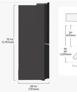 Tủ lạnh Samsung Inverter 636 lít RF65DB990012SV
