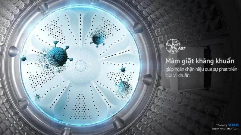 MÁY GIẶT AQUA 8 KG AWM8-316K(B) - 38 MÁY GIẶT AQUA 8 KG AWM8-316K(B)