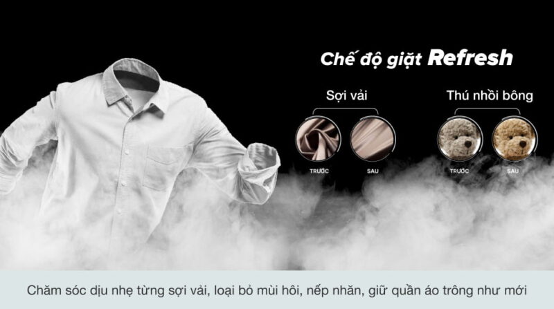 MÁY GIẶT AQUA INVERTER 8.5 KG AQD-A852J(BK)