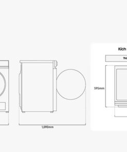 Máy giặt Samsung Inverter 10 kg WW10DB7U34GWSV