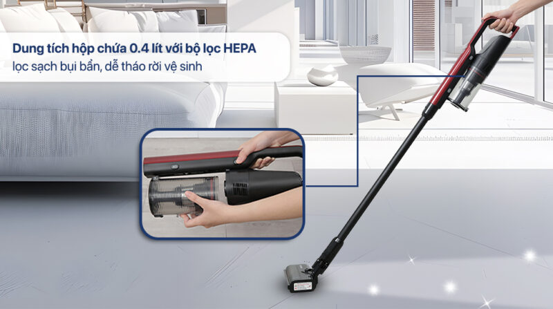 MÁY HÚT BỤI KHÔNG DÂY HITACHI PV-X95N MRE