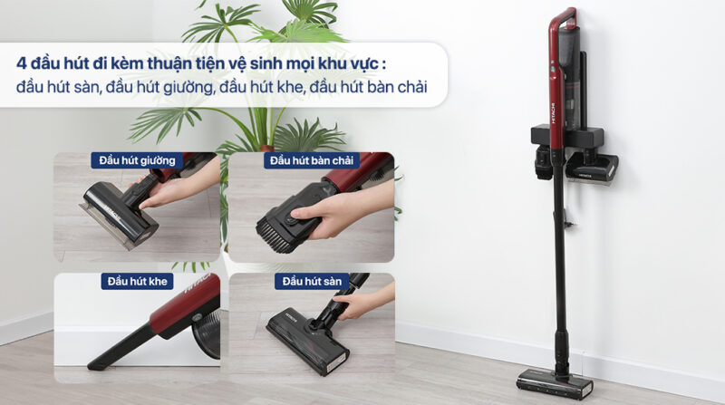 MÁY HÚT BỤI KHÔNG DÂY HITACHI PV-X95N MRE