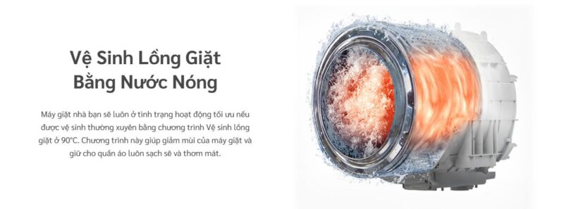 MÁY GIẶT HITACHI INVERTER 10.5 KG BD-1054HVOW