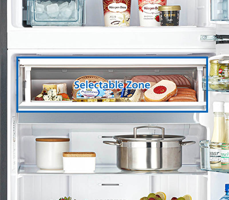 TỦ LẠNH HITACHI INVERTER 390 LÍT R-FVY510PGV0(GBK)