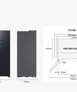 Tủ lạnh Samsung Inverter 615 lít AI Home RS90F65D2FSV