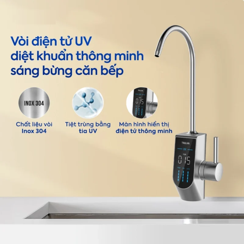 Máy lọc nước Truliva UR5676 GOLD - 3 Máy lọc nước Truliva UR5676 GOLD