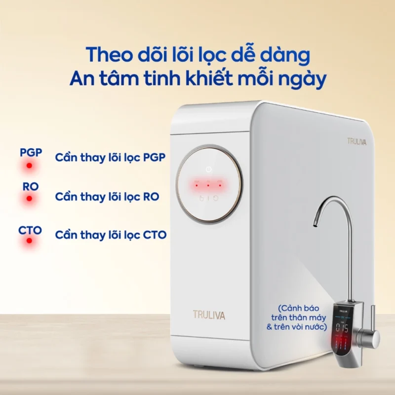 Máy lọc nước Truliva UR5676 GOLD - 5 Máy lọc nước Truliva UR5676 GOLD