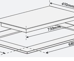 Bếp từ 2 vùng nấu GARIS G1413