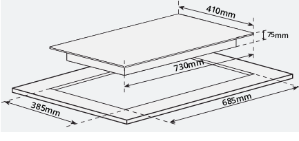 Bếp từ 2 vùng nấu GARIS G1413 - 10 Bếp từ 2 vùng nấu GARIS G1413
