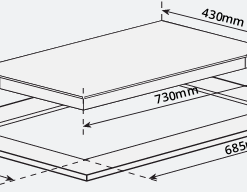 BẾP TỪ 2 VÙNG NẤU GARIS G1213 - 11 BẾP TỪ 2 VÙNG NẤU GARIS G1213