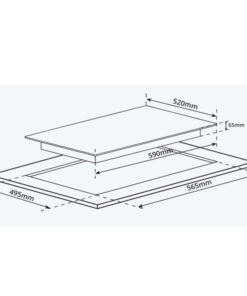 BẾP 3 VÙNG NẤU GARIS G1116 - 8 BẾP 3 VÙNG NẤU GARIS G1116